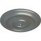 Ekena Millwork Traditional Ceiling Medallion (Fits Canopies up to 2 3/4"), Hand-Painted Platinum, 12"OD x 1"P CM12TRPLS - alternate 4